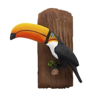 Tucano Na Casca - Enfeite de Parede em Resina para Decoração de Casa e Jardim - imagem 2