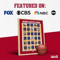 Pôster Interativo de Basquete Arena Scratch Off - Mapa de Arenas NBA para Fãs de Basquete - imagem 4