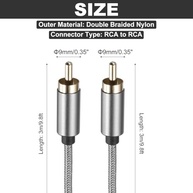 Cabo RCA DMiotech 4m: Som Imersivo para Home Theater e Sistemas de Áudio - imagem 3