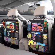 Organizador de Carro Multiuso com Suporte para Tablet e Copos - Essencial para Uber e Viagens! - imagem 3