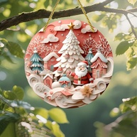 Acrílico Colorido Suncatcher - Decoração de Parede com Efeito de Luz Solar para Natal e Jardim - imagem 1