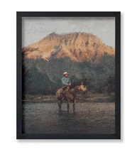Poster Master Pôster de Cowboy Vintage - Arte Ocidental Retrô para Decoração Rústica - imagem 2