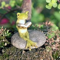Miniatura Encantada de Fada e Sapo para Terrário - Decoração Mágica em Resina - imagem 4