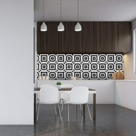 Adesivo para Azulejo Decorativo Preto e Branco 20x20cm | 24 Unidades com Manual e Espátula - imagem 3