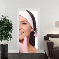 Adesivo Decorativo para Porta de Clínica - Design Profissional para Salas de Estética Facial - imagem 4