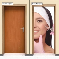 Adesivo Decorativo para Porta de Clínica - Design Profissional para Salas de Estética Facial - imagem 3