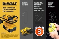 Carregador e Mantenedor DeWalt DXAEOBD 1A: Energia Inteligente para sua Bateria 20V - imagem 3