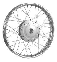 Roda Dianteira Honda Pop 100/110 Completa Tambor Raiada - Pronta para Instalar! - imagem 2