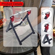 Balanceadora de Roda de Moto Portátil e Dobrável - Precisão e Facilidade para Seu Pneu Vermelho - imagem 3