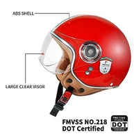 Capacete Aberto Retrô Vintage: Estilo e Segurança para Scooter, Chopper e Ciclomotor - Aprovado DOT - imagem 5