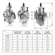 Carburador PWK 30mm: Potência e Eficiência para sua Moto 100cc-160cc 2T/4T - imagem 4