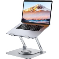 Suporte para Notebook Alumínio Ajustável 360º com Rotação Completa e Design Ergonômico para Tela até 17" - imagem 1