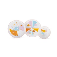 Kit 3 Pratinhos Nhac Nhac Pet Buddies - Pratos Antiderrapantes e Seguros para Pets - imagem 1