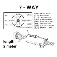 Cabo Plug Reboque 7 Vias Akozen: Conexão Segura e Instalação Fácil para Seu RV - imagem 3