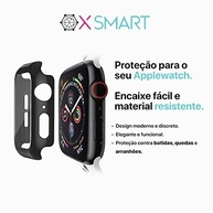 Capa Protetora Premium para Apple Watch 44mm: Vidro Temperado 6D e TPU Flexível - imagem 4