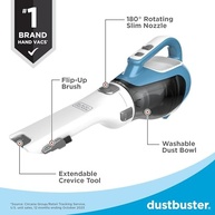 BLACK+DECKER Aspirador Portátil Sem Fio Dustbuster AdvancedClean - Potente e Compacto para Casa e Carro - imagem 4
