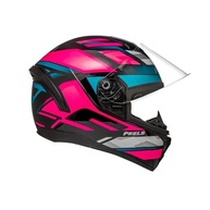 Capacete Peels Spike II MX2 Preto e Rosa Brilhante - Segurança e Estilo para Sua Aventura - imagem 4