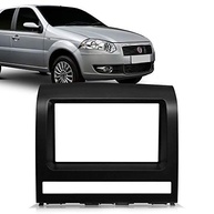 Moldura 2Din Fiamon para Fiat Palio, Siena, Idea e Strada (08-12) - Preto Brilhante - imagem 2