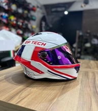 Capacete Moto GP Tech Pilot Circuit F1: Estilo e Segurança para Pistas e Cidades - imagem 4