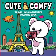 Cute & Comfy: Livro de Colorir para Adultos - Relaxamento e Criatividade - imagem 1