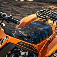 SEANATIVE Capa de Assento ATV Wolf American Flag: Proteção e Estilo para seu Quadriciclo - imagem 5