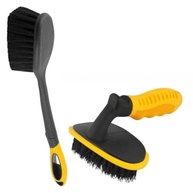 Kit Essencial 2 Peças: Escova para Rodas e Pneus - Limpeza Profunda para Seu Carro - imagem 2
