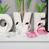 Flamingos de Cristal Rosa - Decoração Elegante e Simbólica para Casa e Presentes - imagem 5
