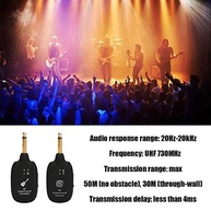 Liberdade Sem Fios: Transmissor e Receptor Moochy A8 UHF para Guitarra e Baixo - imagem 4