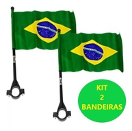Bandeirinha Brasil Oficial para Moto e Bike: Estilo e Patriotismo em Movimento! - imagem 3