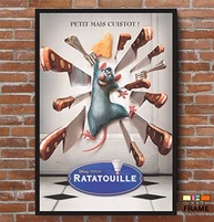 Quadro Decorativo Ratatouille 60x90cm - MDF Premium para Sala, Quarto e Escritório - imagem 5