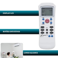 Controle Remoto Universal para Ar Condicionado – Compatível com Carrier, Springer e Admiral - imagem 5