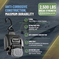 BoatBuckle G2: Tiras de Amarração Retráteis para Barcos - Segurança e Praticidade no Reboque - imagem 4