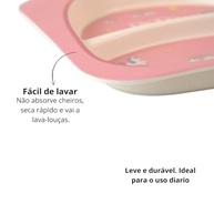 Kit Alimentação Fibra de Bambu Unicorn | Pratos, Copos e Talheres Seguros para Bebês - imagem 5