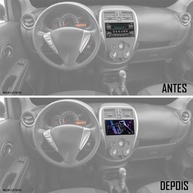 Central Multimídia 7" para Nissan Versa e March (2012-2021) com Espelhamento, Bluetooth, USB, SD Card + Câmera de Ré - imagem 4