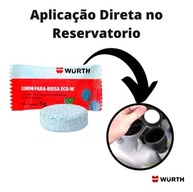Kit Wurth Limpa Para-brisa 10 Pastilhas Eco-W Efervescente - Limpeza Cristalina para Seu Carro - imagem 3