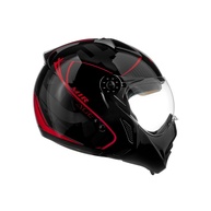 Capacete Feminino Peels Mirage Edge Vermelho: Estilo e Segurança para Sua Moto - imagem 1