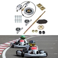 Kit Completo Eixo Traseiro 815mm para Go Kart e ATV: Eixo, Cubo, Corrente e Cilindro Mestre - imagem 2