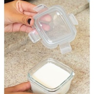 Clingo Kit 4 Potes Herméticos em Vidro - Segurança e Praticidade para Alimentação Infantil - imagem 5