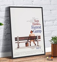 Quadro Decorativo Forrest Gump 60x90cm - Moldura em MDF para Sala, Quarto ou Escritório - imagem 3