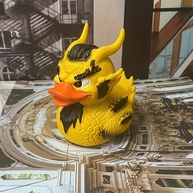 Estatueta Gótica Punk Rock em Forma de Pato - Decoração Única para Quarto e Carro - imagem 3