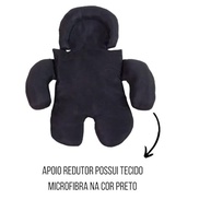 Apoio Redutor Anatômico Universal para Bebê: Conforto e Segurança em Viagens (Preto) - imagem 5