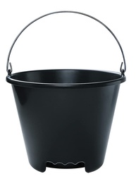Balde Especial Preto 12 Litros - Resistente e Versátil para Uso Doméstico e Profissional - imagem 1