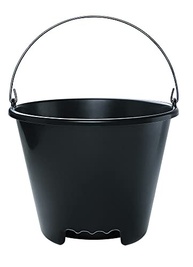 Balde Especial Preto 12 Litros - Resistente e Versátil para Uso Doméstico e Profissional - imagem 2