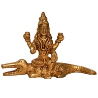 Estátua de Maa Ganga - Decoração Espiritual para Quarto, Escritório e Templo - imagem 1