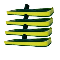 Kit 4 Esponjas Abrasivas Dupla Face para Limpeza Profunda - Verde e Amarelo | Ideal para Pisos e Azulejos - imagem 1