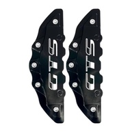 Kit 2 Capas Pinça de Freio Esportivas GTS - Visual Agressivo e Proteção para seu Carro (Preto) - imagem 2
