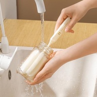 Escova de Espuma com Cabo Longo para Limpeza de Garrafas e Copos Profundos - Design Ergonômico e Durável - imagem 4