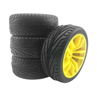 Rodas Amarelas 12mm para Wltoys 144001: Aventura e Estabilidade! - imagem 4