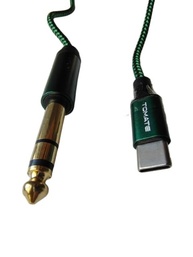 Cabo Adaptador USB-C para P10 6.35mm Estéreo: Conexão Profissional de Alta Fidelidade - imagem 4
