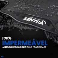 Jogo de Tapetes Automotivos Emborrachados para Nissan Sentra 2007-2014 (3 Peças) - Proteção e Estilo - imagem 4